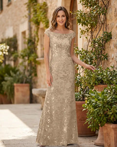Mermaid-Mother-of-the-Bride-Dress-with-Sequin-Lace-Fabric-Champagne-1