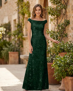 Mermaid-Mother-of-the-Bride-Dress-with-Sequin-Lace-Fabric-Emerald-1