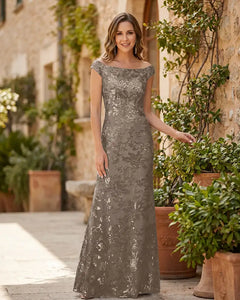 Mermaid-Mother-of-the-Bride-Dress-with-Sequin-Lace-Fabric-Taupe-1