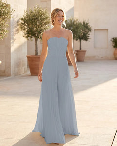 Strapless-Pleated-Maxi-Bridesmaid-Dress-with-Corset-Back-Dusty-Blue-1