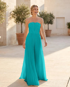 Strapless-Pleated-Maxi-Bridesmaid-Dress-with-Corset-Back-Jade-1