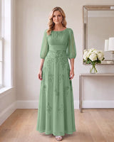 Empire Waist A‑Line Chiffon Mother of the Bride Dress