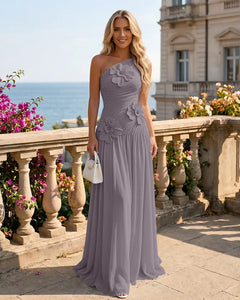 One-Shoulder-Bridesmaid-Dress-with-3D-Floral-Wisteria-1