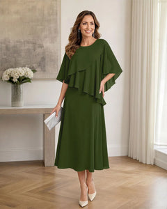 Chiffon-Formal-Mother-of-the-Bride-Dress-with-Capelet-Clover-1