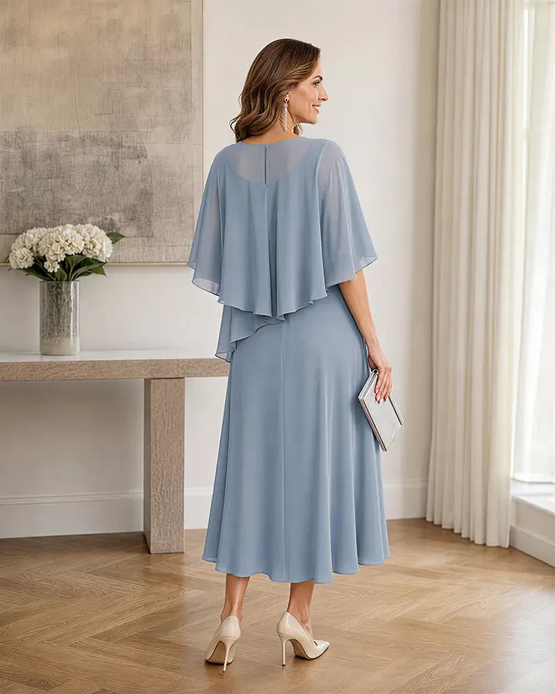 Chiffon-Formal-Mother-of-the-Bride-Dress-with-Capelet-Dusty-Blue-2
