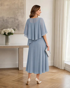 Chiffon-Formal-Mother-of-the-Bride-Dress-with-Capelet-Dusty-Blue-2