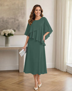 Chiffon-Formal-Mother-of-the-Bride-Dress-with-Capelet-Eucalyptus-1