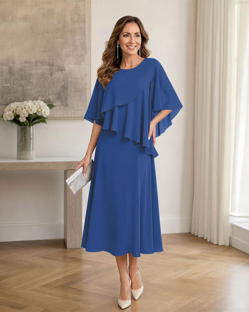 Chiffon-Formal-Mother-of-the-Bride-Dress-with-Capelet-Royal-Blue-1