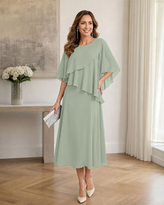 Chiffon-Formal-Mother-of-the-Bride-Dress-with-Capelet-Sage-1