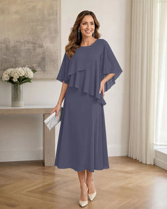 Chiffon-Formal-Mother-of-the-Bride-Dress-with-Capelet-Stormy-1
