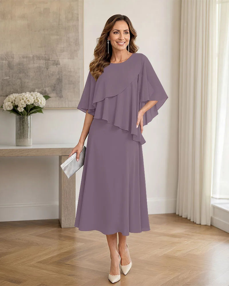 Chiffon-Formal-Mother-of-the-Bride-Dress-with-Capelet-Wisteria-1