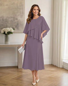 Chiffon-Formal-Mother-of-the-Bride-Dress-with-Capelet-Wisteria-1