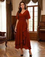 Ruffle-Hem-Mother-of-the-Bride-Dress-Burnt-Orange-1