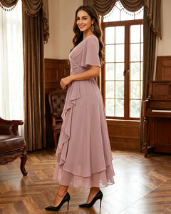 Ruffle-Hem-Mother-of-the-Bride-Dress-Dusty-Rose-3