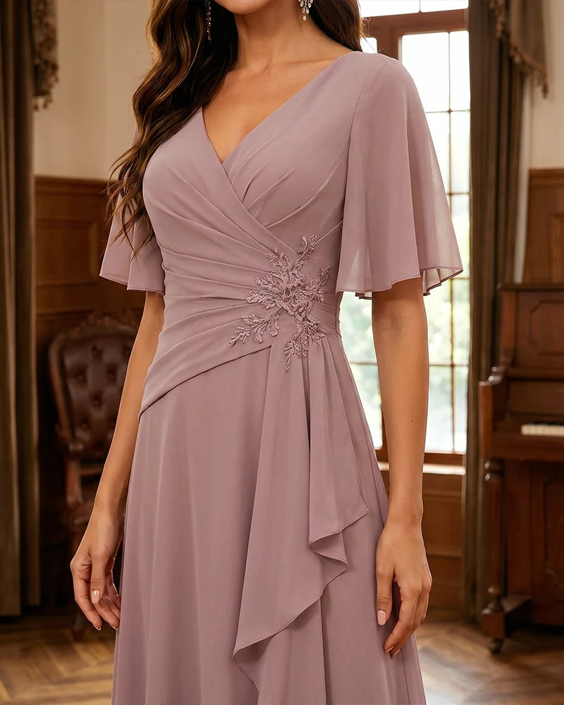 Ruffle-Hem-Mother-of-the-Bride-Dress-Dusty-Rose-4