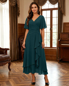 Ruffle-Hem-Mother-of-the-Bride-Dress-Peacock-1