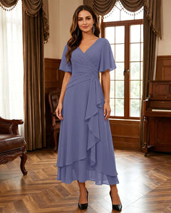 Ruffle-Hem-Mother-of-the-Bride-Dress-Steel-Blue-1