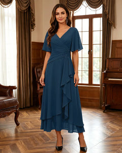 Ruffle-Hem-Mother-of-the-Bride-Dress-Teal-1