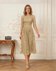 Floral-Lace-A-Line-Mother-of-the-Bride-Dress-Champagne-1