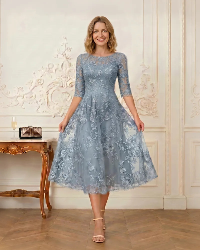 Floral-Lace-A-Line-Mother-of-the-Bride-Dress-Dusty-Blue-2
