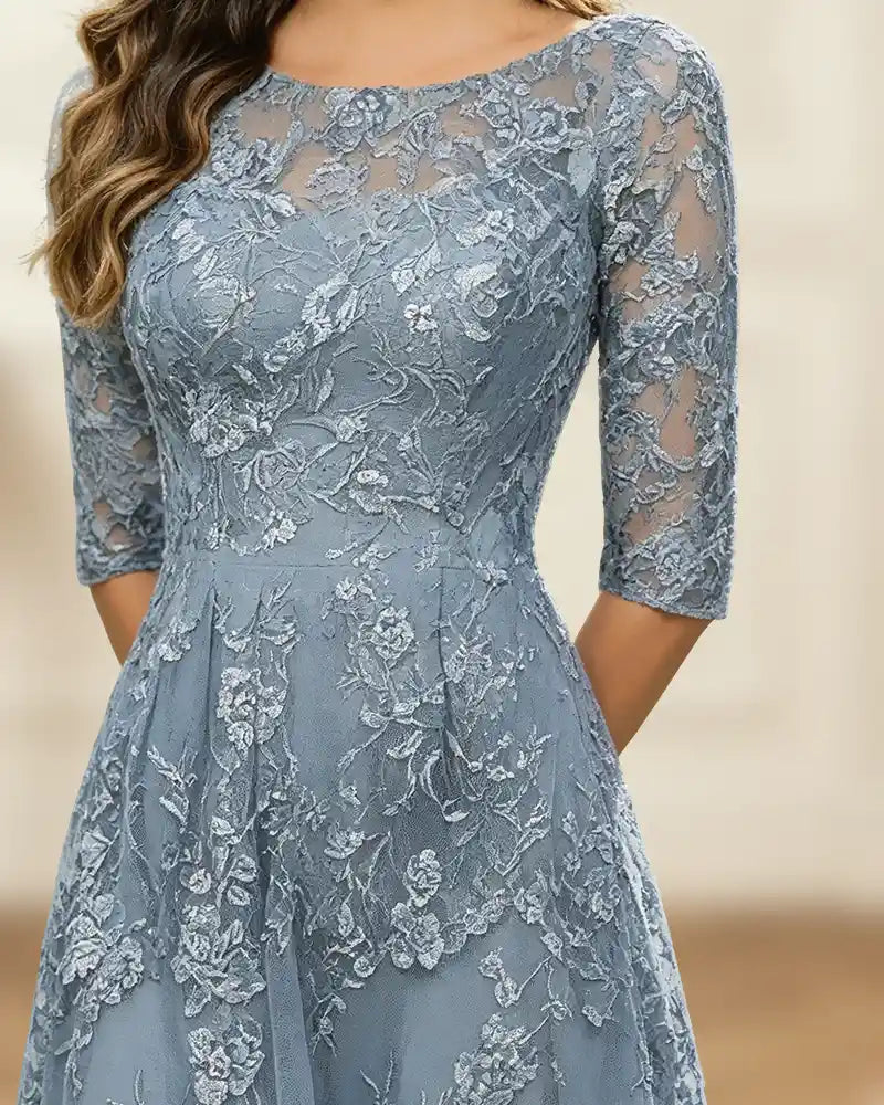 Floral-Lace-A-Line-Mother-of-the-Bride-Dress-Dusty-Blue-4