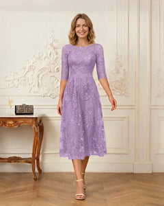 Floral-Lace-A-Line-Mother-of-the-Bride-Dress-Lilac-1