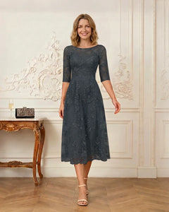 Floral-Lace-A-Line-Mother-of-the-Bride-Dress-Steel-Grey-1