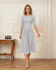 Floral-Lace-A-Line-Mother-of-the-Bride-Dress-White-1