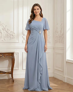 Chiffon-Flutter-Sleeves-Mother-of-the-Bride-Dress-with-Beaded-Dusty-Blue-1
