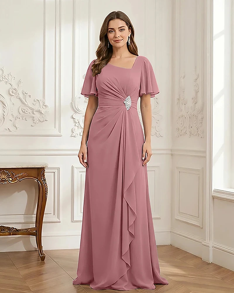 Chiffon-Flutter-Sleeves-Mother-of-the-Bride-Dress-with-Beaded-Dusty-Rose-1