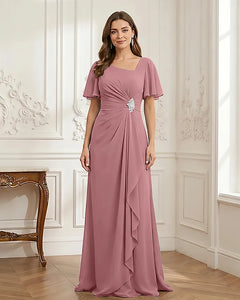 Chiffon-Flutter-Sleeves-Mother-of-the-Bride-Dress-with-Beaded-Dusty-Rose-1
