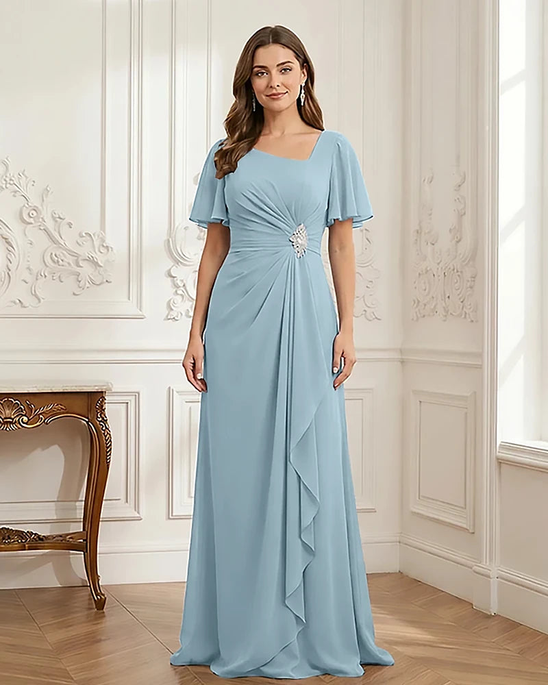 Chiffon-Flutter-Sleeves-Mother-of-the-Bride-Dress-with-Beaded-Sky-Blue-1