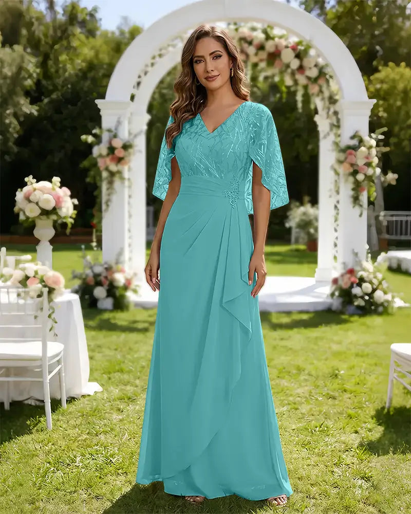 Lace-Capelet-Chiffon-Mother-of-the-Bride-Dress-Jade-1