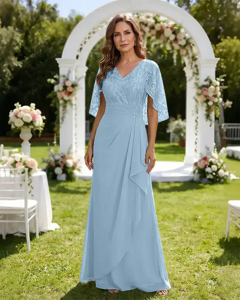 Lace-Capelet-Chiffon-Mother-of-the-Bride-Dress-Sky-Blue-1