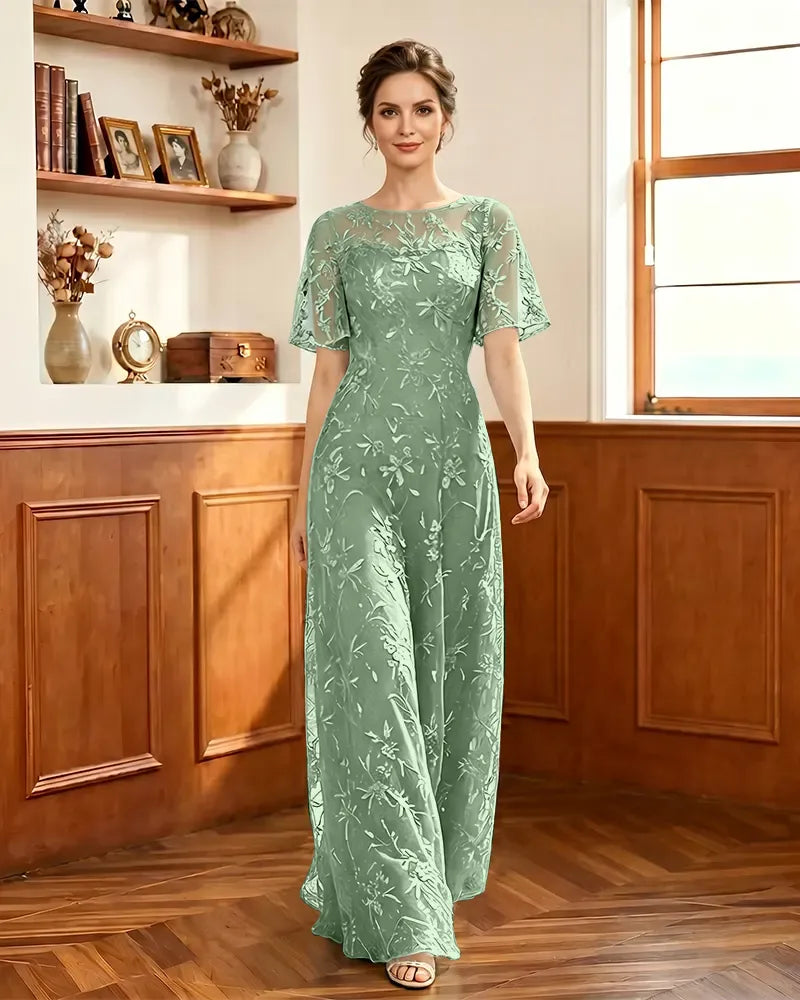 Embroidered-Lace-Sheer-Mesh-Mother-of-the-Bride-Dress-Dusty-Sage-1