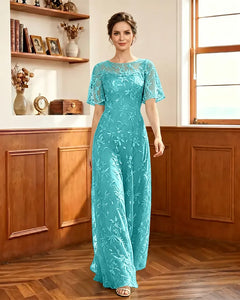 Embroidered-Lace-Sheer-Mesh-Mother-of-the-Bride-Dress-Jade-1