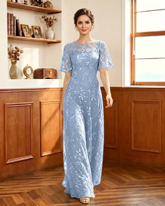 Embroidered-Lace-Sheer-Mesh-Mother-of-the-Bride-Dress-Lavender-1