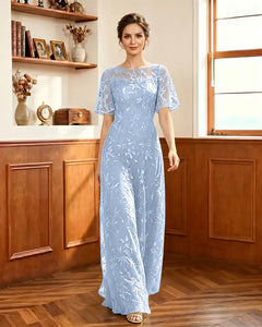 Embroidered-Lace-Sheer-Mesh-Mother-of-the-Bride-Dress-Sky-Blue-1