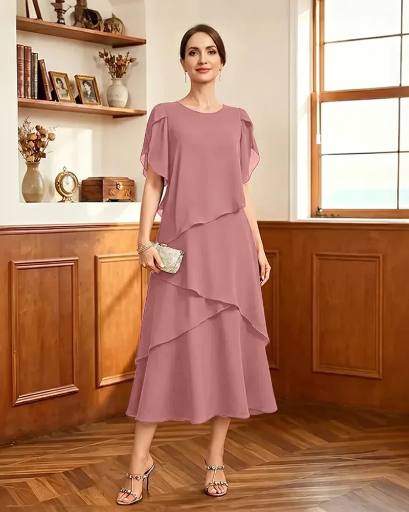 Tiered-Chiffon-Mother-of-Bride-Dress-with-Flutter-Sleeves-Dusty-Rose-1