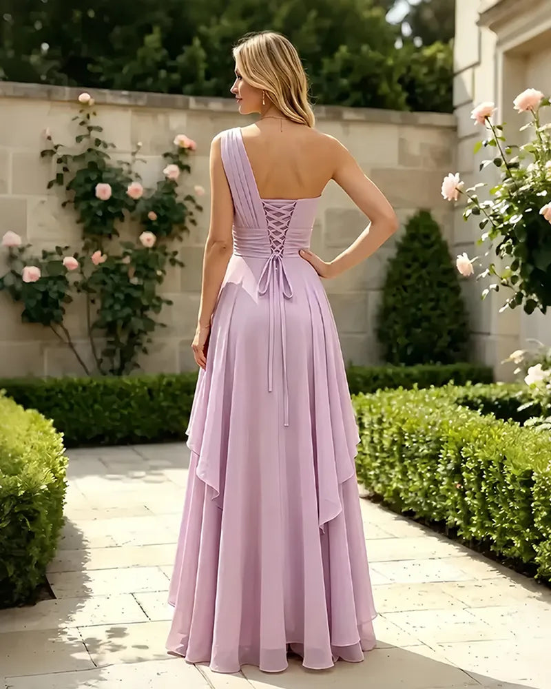 One-Shoulder-Chiffon-Slit-Mother-of-the-Bride-Dress-2