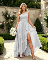 One-Shoulder-Chiffon-Slit-Mother-of-the-Bride-Dress-White-1