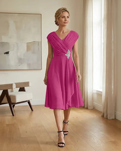 Chiffon-Mother-of-the-Bride-Dress-with-Rhinestone-Embellishment-Fuchsia-1