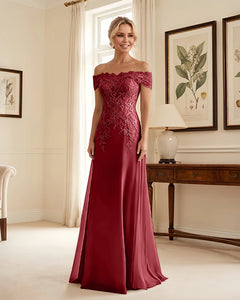 Off-the-Shoulder-Lace-Applique-Mother-of-the-Bride-Dress-Desert-Rose-1