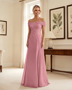 Off-the-Shoulder-Lace-Applique-Mother-of-the-Bride-Dress-Dusty-Rose-1