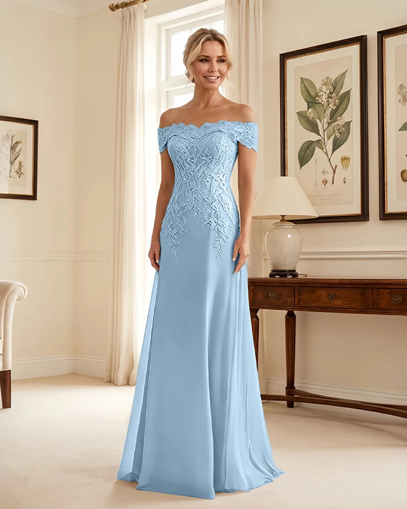 Off-the-Shoulder-Lace-Applique-Mother-of-the-Bride-Dress-Sky-Blue-1