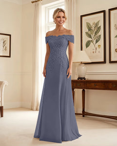 Off-the-Shoulder-Lace-Applique-Mother-of-the-Bride-Dress-Stormy-1