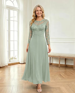 Mesh-Flowy-Mother-of-the-Bride-Dress-Sage-1