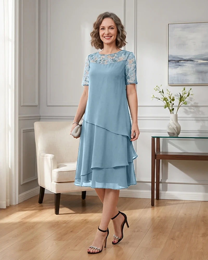 Tiered-Chiffon-Mother-of-the-Bride-Dress-with-Lace-Sleeves-Sky-Blue-1