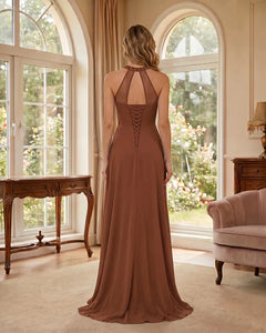 Mermaid-Chiffon-Mother-of-the-Bride-Dress-with-Halter-Neck-Burnt-Orange-2