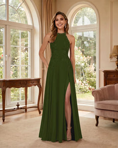 Mermaid-Chiffon-Mother-of-the-Bride-Dress-with-Halter-Neck-Clover-1